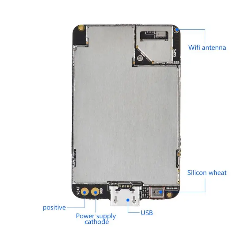 Новый ZX808 PCBA GPS трекер GSM Wi Fi фунтов локатора SOS веб приложение отслеживания TF карты