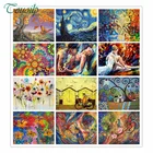 Touoilp абстрактный цветок любви героев пейзажные камни в форме ромба 5D diy алмазная живопись Рождественская Алмазная вышивка подарки