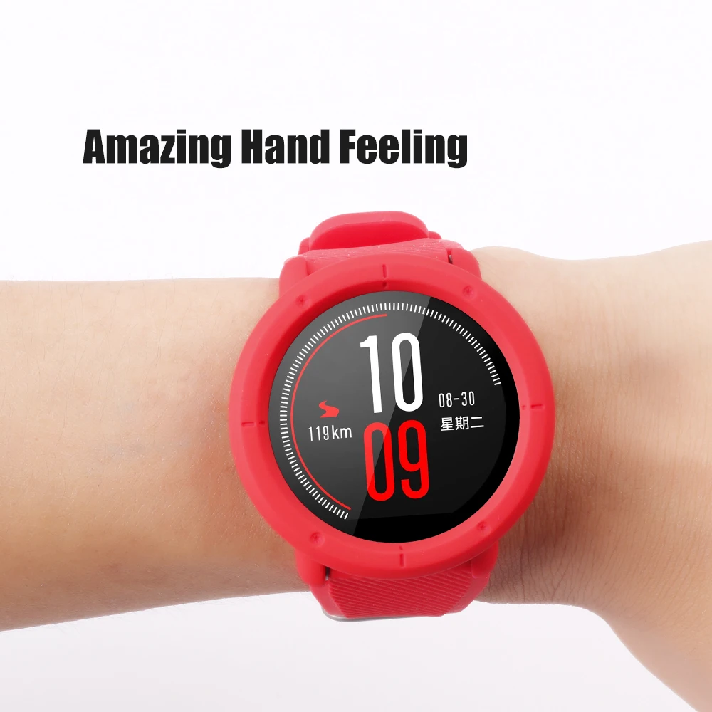 SIKAI патент защитный из твердого пластика чехол для Xiaomi часы huami AMAZFIT Pace спортивные