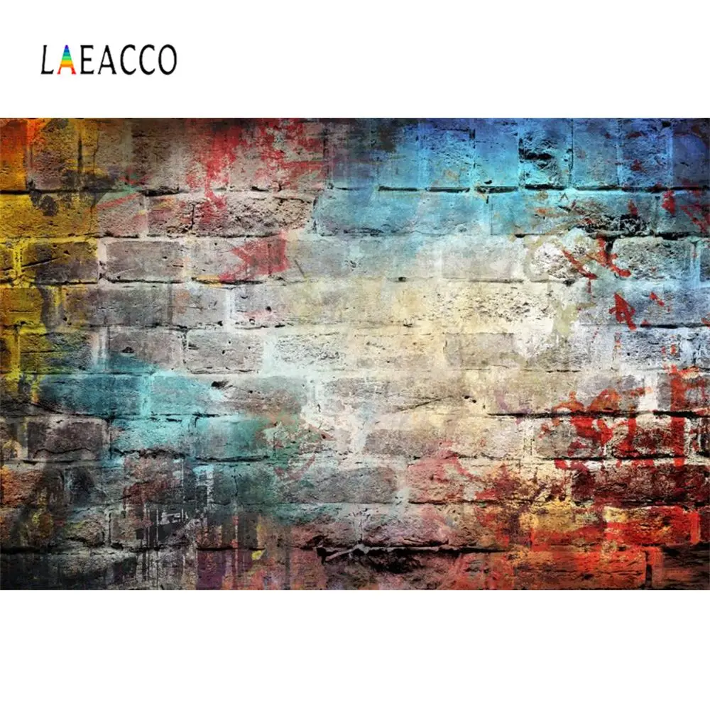 

Laeacco фотообои для фотографий граффити красочные обои для вечерние детский портрет фото фоны для фотостудии