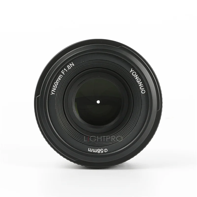 Объектив Yongnuo 50 мм F1.8 с автофокусом и широкой диафрагмой как у камеры Nikon D3300 D5300 D5100