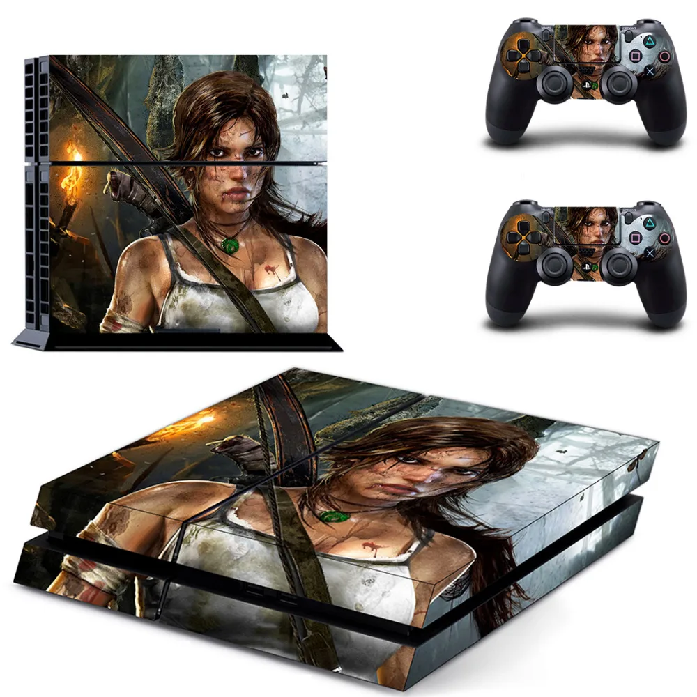 Rise of The Расхитительница PS4 кожи Стикеры наклейка для Sony Игровые приставки 4