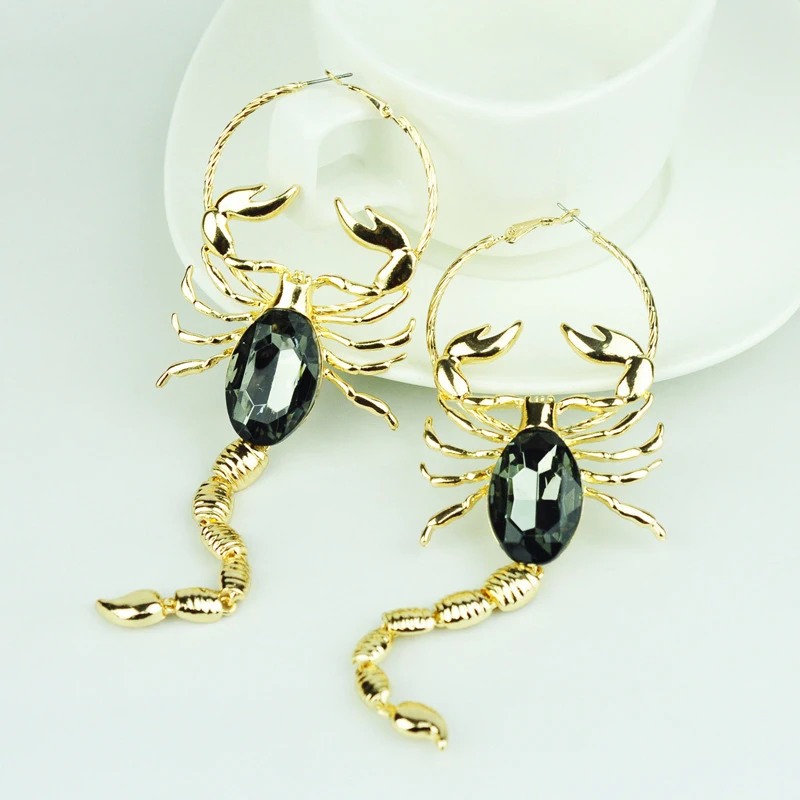 Серьги в европейском и американском стиле серьги виде скорпиона | Украшения