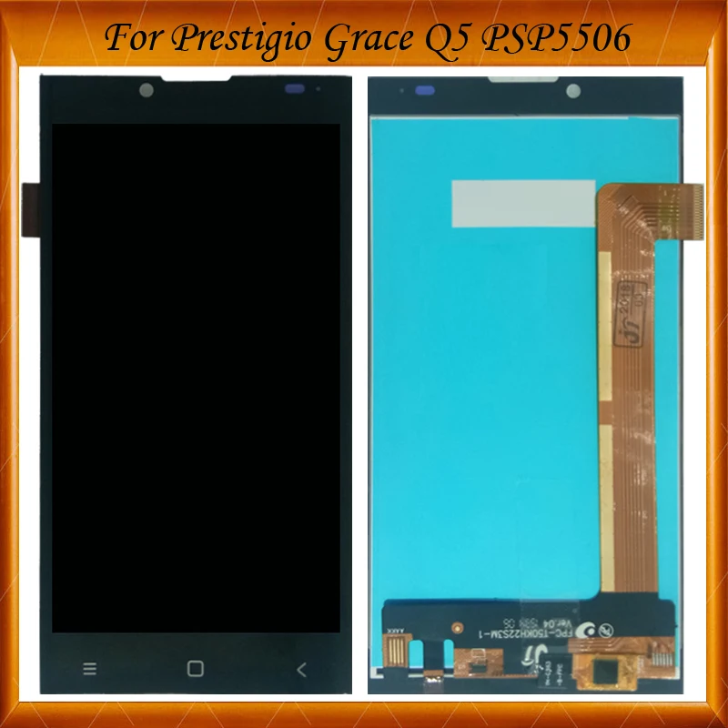 100% рабочий ЖК дисплей + сенсорный экран сменный для Prestigio Grace Q5 PSP 5506 Duo 5506Duo