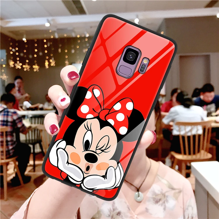 mini Закаленное Стекло Крышка для samsung Galaxy A50 Note 9 8 A7 A9 A8 A6 J4 Plus J7 Prime J8 S8 S9 S10 плюс M10 M20 S10e чехол Coque - Цвет: mini