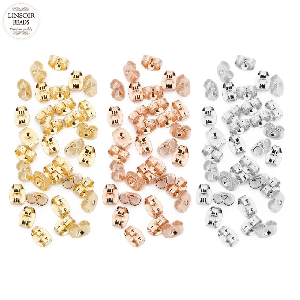 Застежка для сережек-бабочек из нержавеющей стали самостоятельного