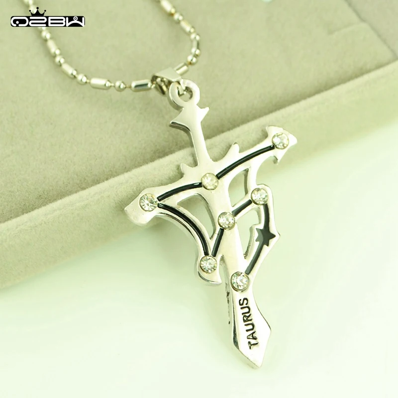 Новый 2017 ювелирные изделия двенадцать созвездий подарок кубического циркония