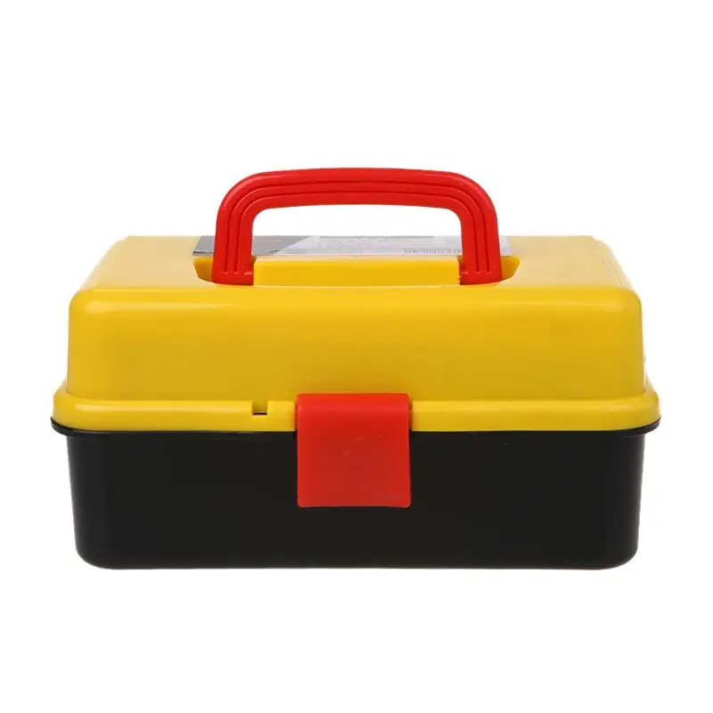 

2019 New Portable 3 Layer Folding Tool Box Portable Hardware Toolbox Multifunction Container Case DIY