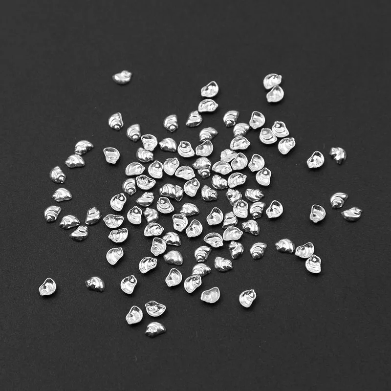 

Wholesale 100PCS/Lot 3D Sea Snail Conch Shape Gold Silver Nail Art Phone Decorations,Hair decorations 290237