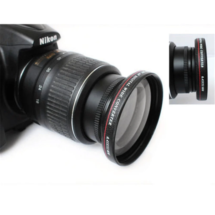 Бленда для объектива ZOMEI Ultra UV72 40 5 мм 49 52 55 58 62 67 72 77 широкоугольное темное защитное