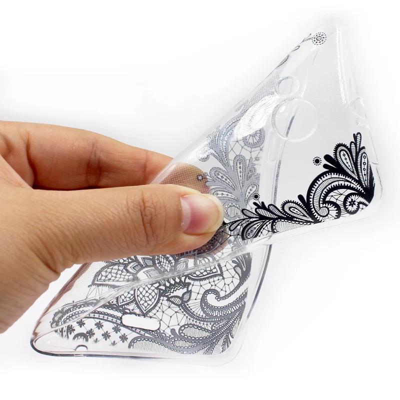 For Fly Fs408 Stratus 8 4.0 Inch Phone Case Soft TPU Silicone Back Cover Protective Printed Fundas |