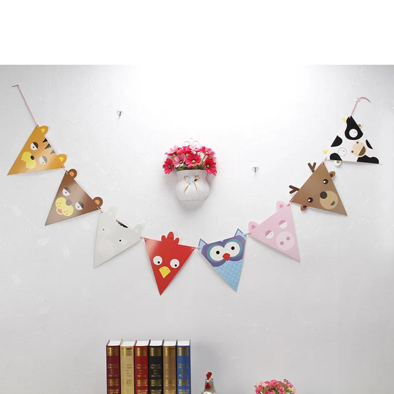 Украшения с изображением животных на день рождения конфетный брусок гирлянды