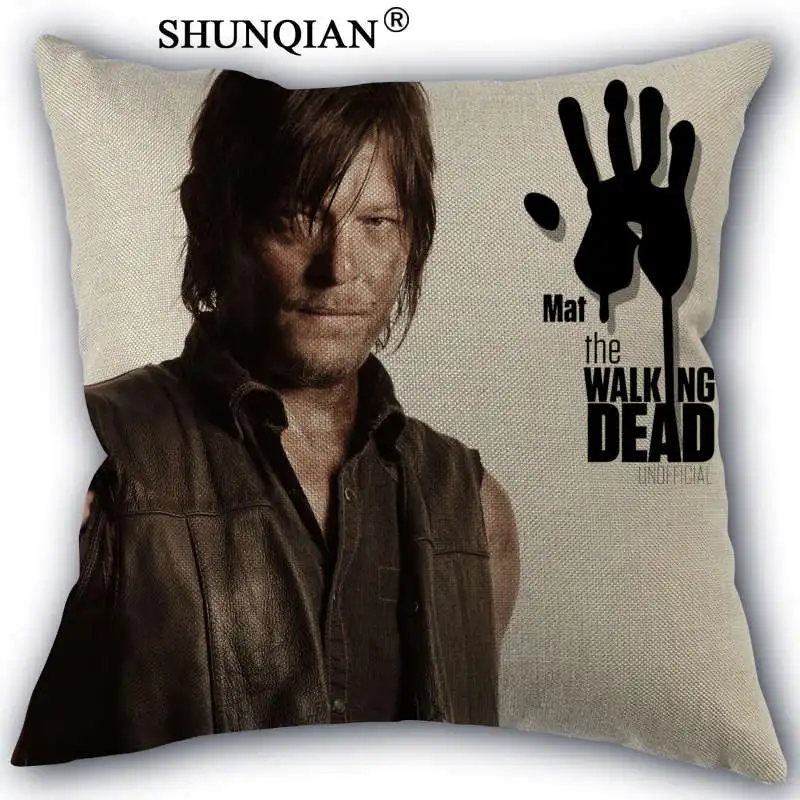 WJY424 чехол с изображением ходячих мертвецов декоративная подушка 45x45 см | Дом и сад