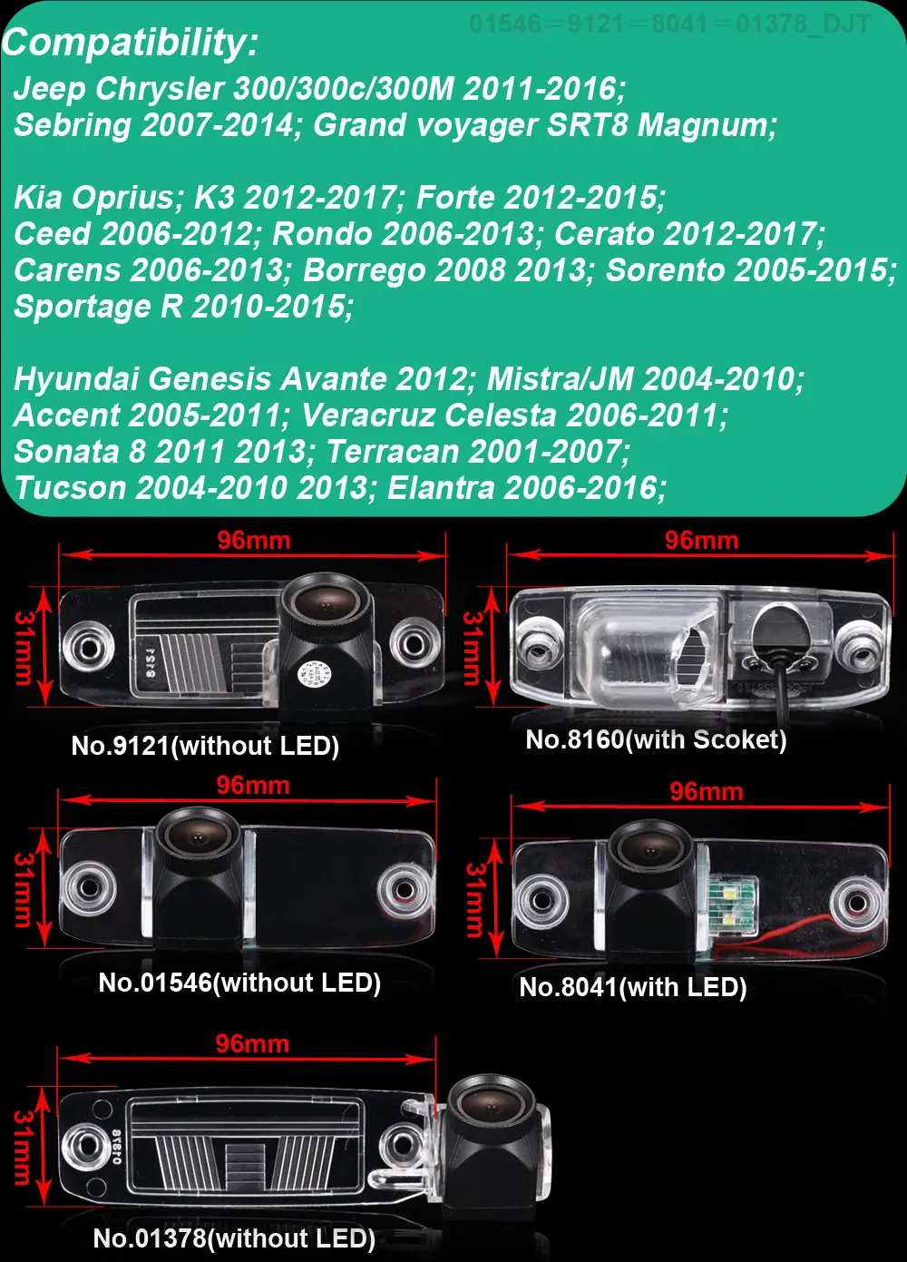 Автомобильная камера заднего вида для Kia Oprius K3 Forte Ceed Rondo Cernto Carens Borrego Sorento 1280*720