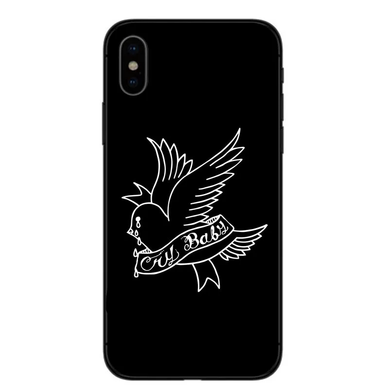 TPU POP рэпер Lil Peep высококачественные черные мягкие силиконовые чехлы для телефонов, чехол для iPhone 11 Pro MAX 5S SE 6 6splus 7 8Plus X XR XS MAX - Цвет: TPU