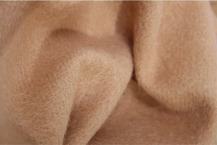 Горячая Распродажа женский зимний шерстяной кашемировый шарф из кроличьего меха