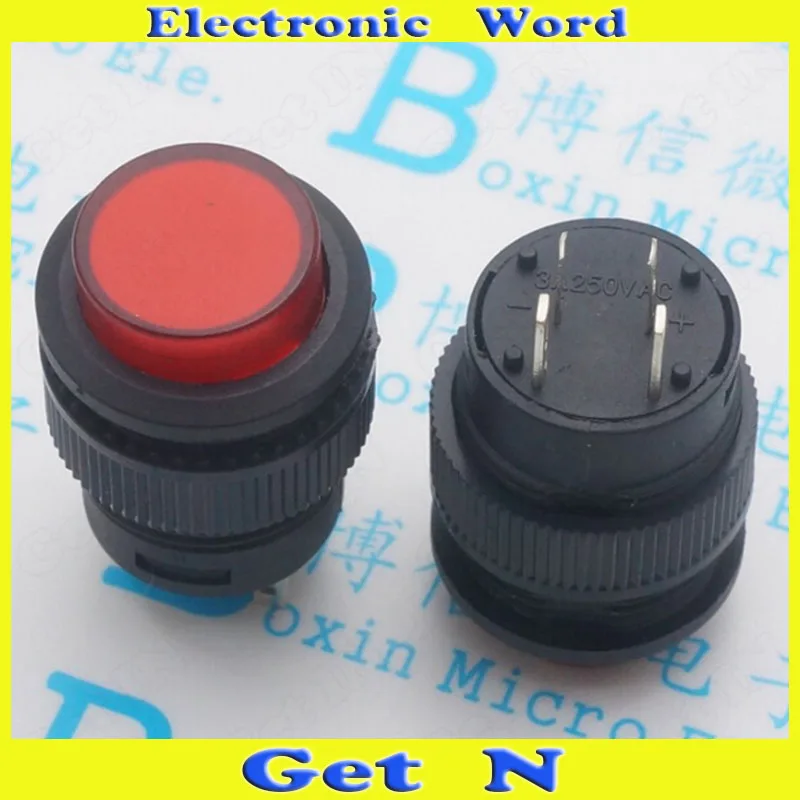 10 шт. переключатель с подсветкой 3 а/250 В 16 мм|switch with light|switch switchswitch 16mm |