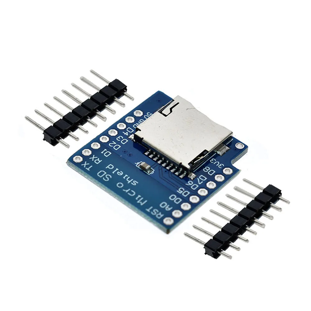 Плата расширения памяти Micro SD для D1 MINI TF Card защитный модуль SPI MINI|Интегральные