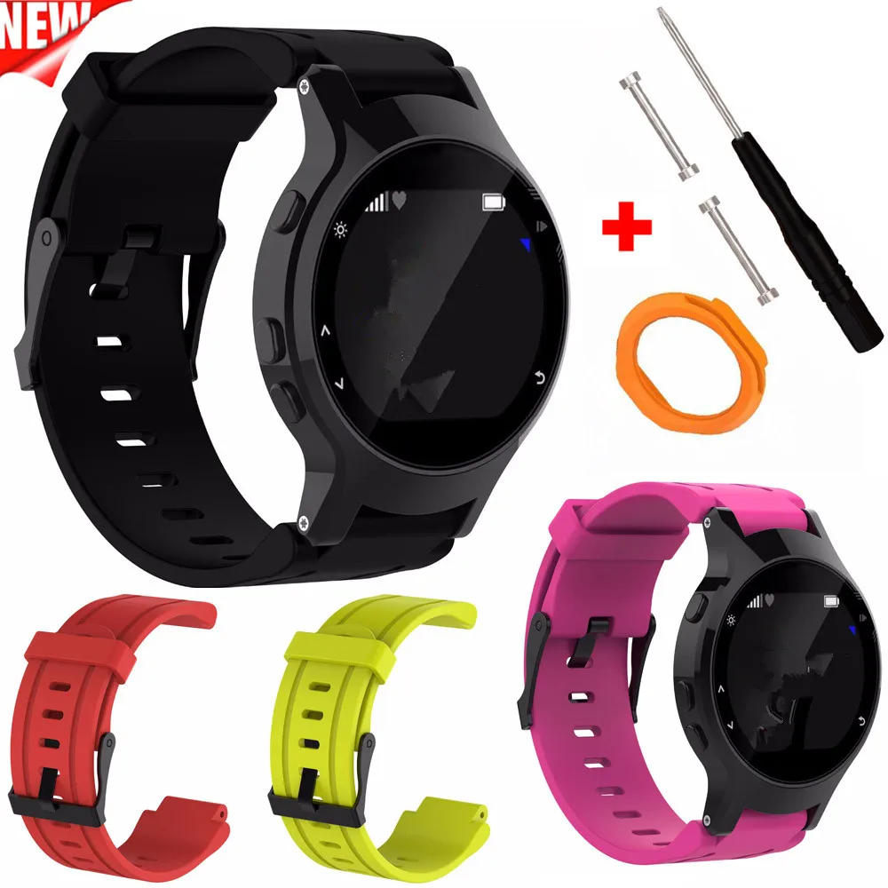 COMLYO 2 in1 Спорт на открытом воздухе силиконовый резиновый ремешок для часов Garmin