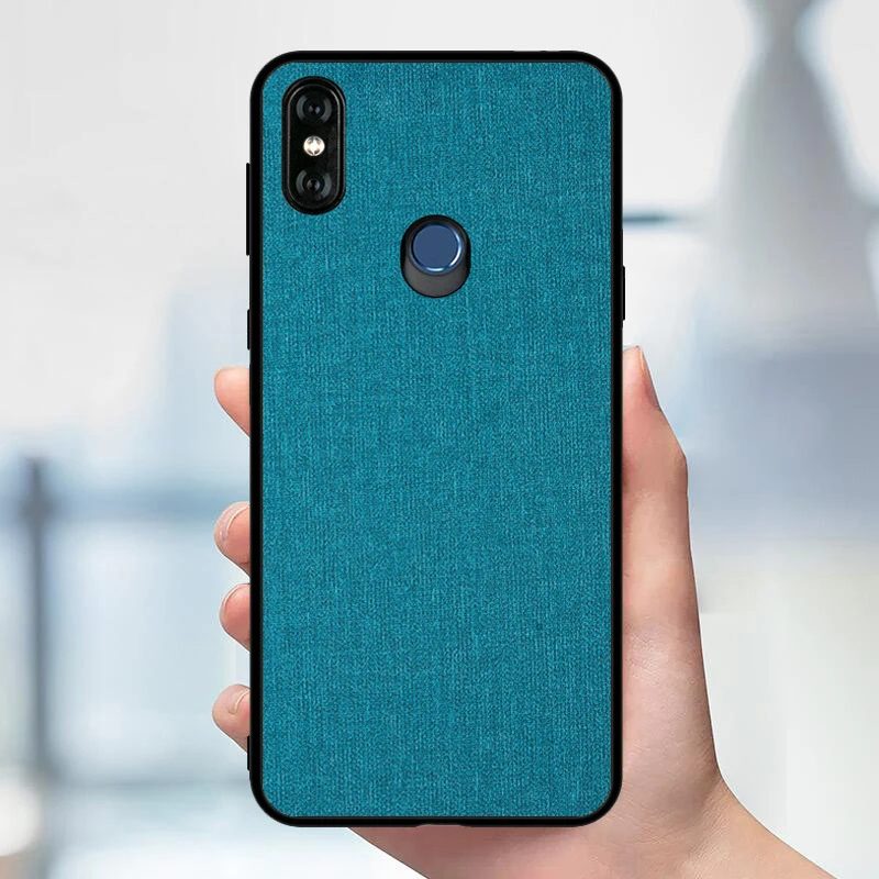 Чехол для xiaomi mi A2 lite чехол miA2 TPU бампер тканевый A2lite мягкий силиконовый Хлопковый |