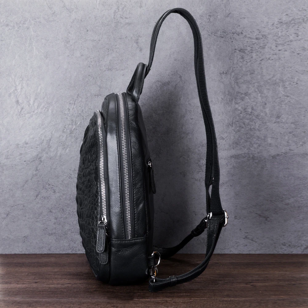 2018 Новый Для мужчин женщин рюкзак натуральной воловьей кожи Леди Мода Аллигатор