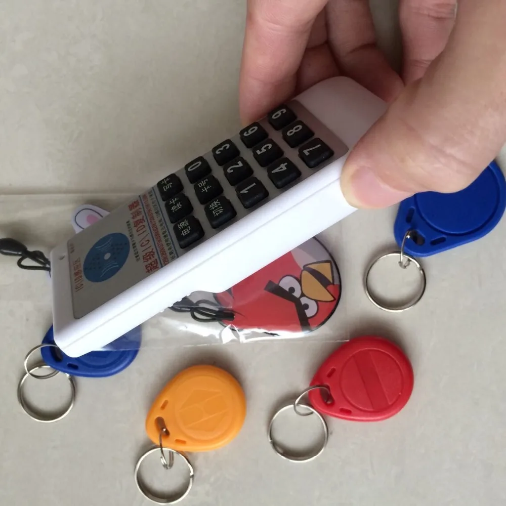 Ручной RFID NFC копир ID/IC считыватель писатель + 5x125 кГц T5577 брелоков 5x13 56 МГц UID карта
