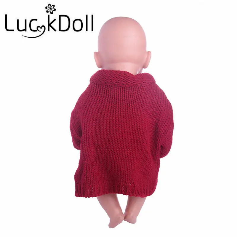Свитер для куклы LUCKDOLL длинный с принтом 18 дюймов 43 см | Игрушки и хобби