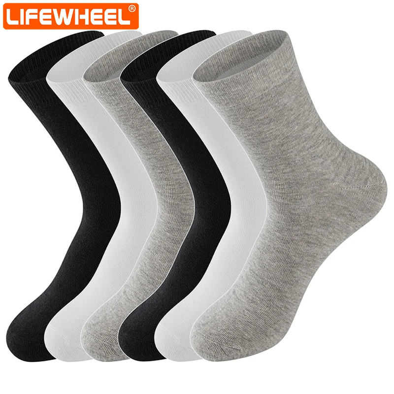 LifeWheel/высококачественные мужские и женские хлопковые дышащие Повседневные носки