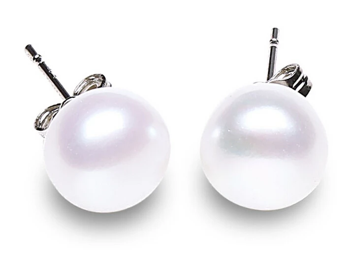 [Классика] серьги с натуральным жемчугом|pearl earrings|natural pearl earringsearring flat |