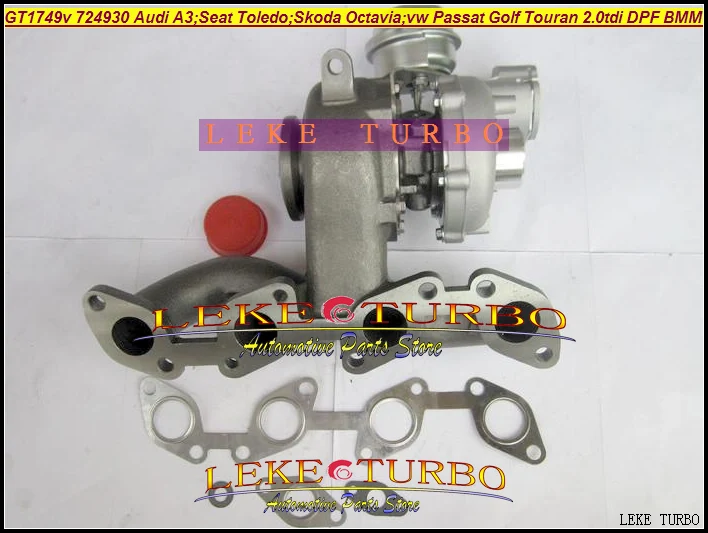 GT1749V 724930 724930-0006 03G253010J 03G253014H 03G253019A турбо для AUDI A3 Seat VW Passat Golf Touran AZV BMM BKD 2.0L |