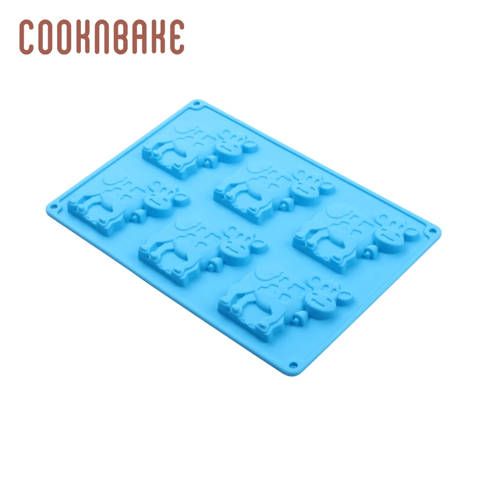 Силиконовая форма COOKNBAKE для шоколада конфет коровы печенья торта выпечки Желе