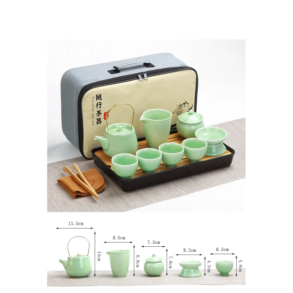 Керамический чайный сервиз горшок чайник Gaiwan чайная чашка для Пуэр китайский