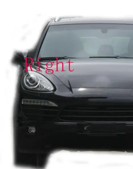 Абажур крышка фары объектив стеклянная лампа Защита Cayenne фара пластиковая защита объектива Защита для Porsche Cayenne - Цвет: Right