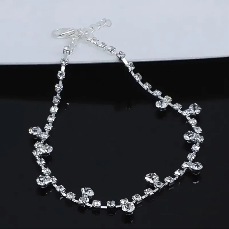 L189 Bijoux новые мужские Панк Boho Beach Love Girl посеребренные циркониевые хрустальные
