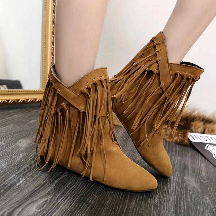 2016 новинка круглая голова цю дон толщиной с женской обуви матовое кисточка