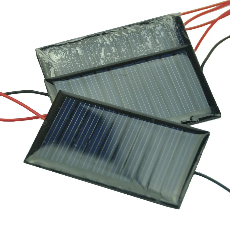 10 шт 5 V эпоксидной поликристаллическая солнечная панель 30mA Солнечный Зарядное устройство для мобильного телефона 53*30 мм DIY Solars Батарея Мощность банк солнечные панели