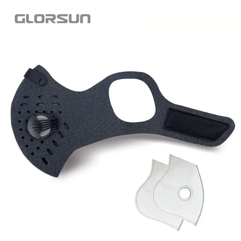 005I00402 GLORSUN высокое качество n95 pm2.5 респиратор от пыли маска для лица n95 смога загрязнения воздуха моющаяся смога Спортивная маска - Цвет: 005I00402