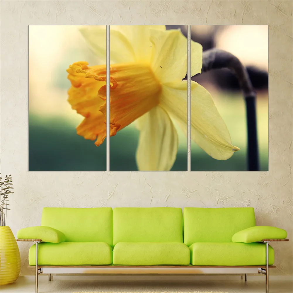 Картина на холсте цветочный принт украшение для дома пейзаж без рамки настенная