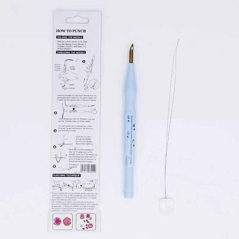 СКП перфорирующая игла Регулируемый инструмент вышивки Игла DIY работы