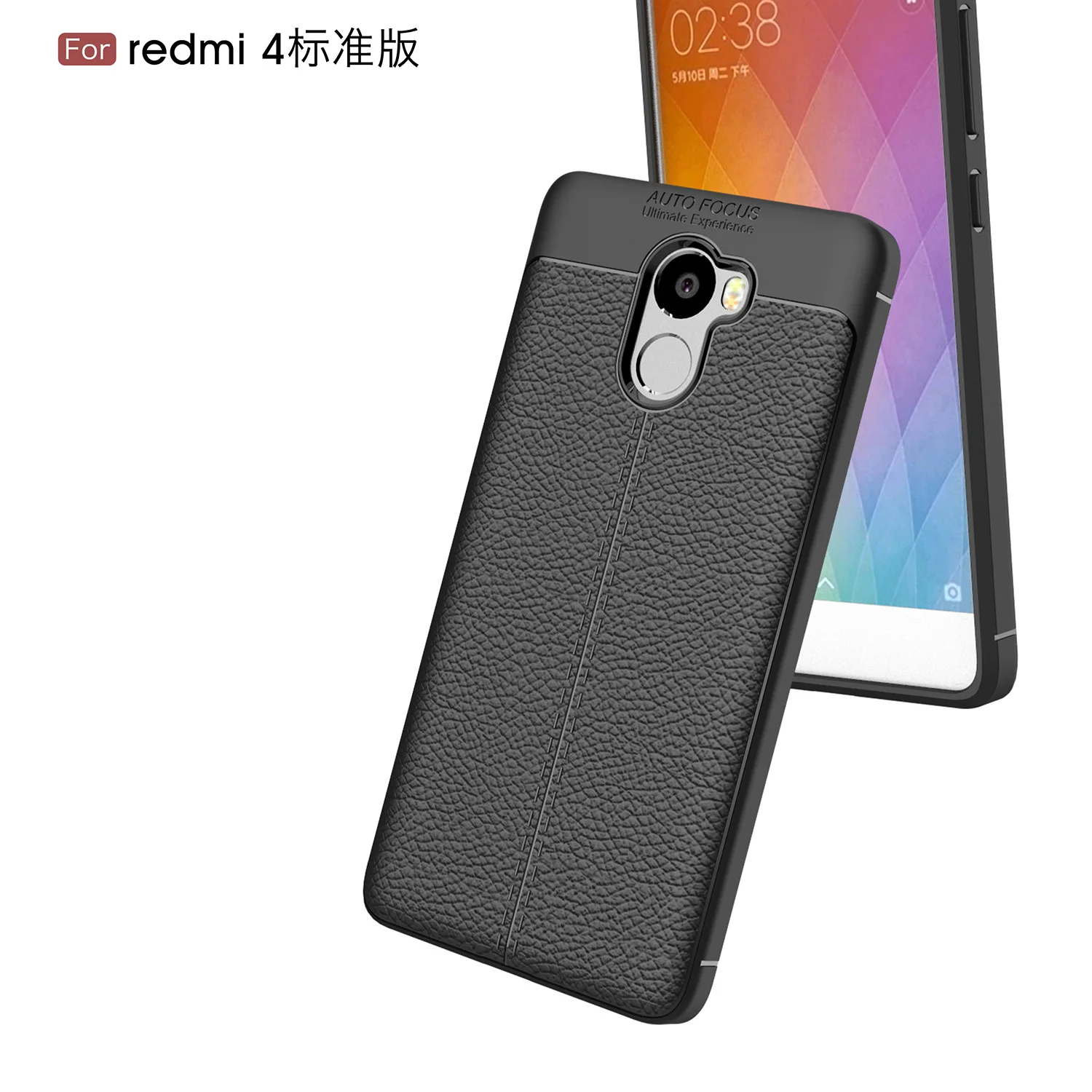 Силиконовый чехол для Xiaomi Redmi 4 Redmi4 2/16 стандартный выпуск из ТПУ телефона красный