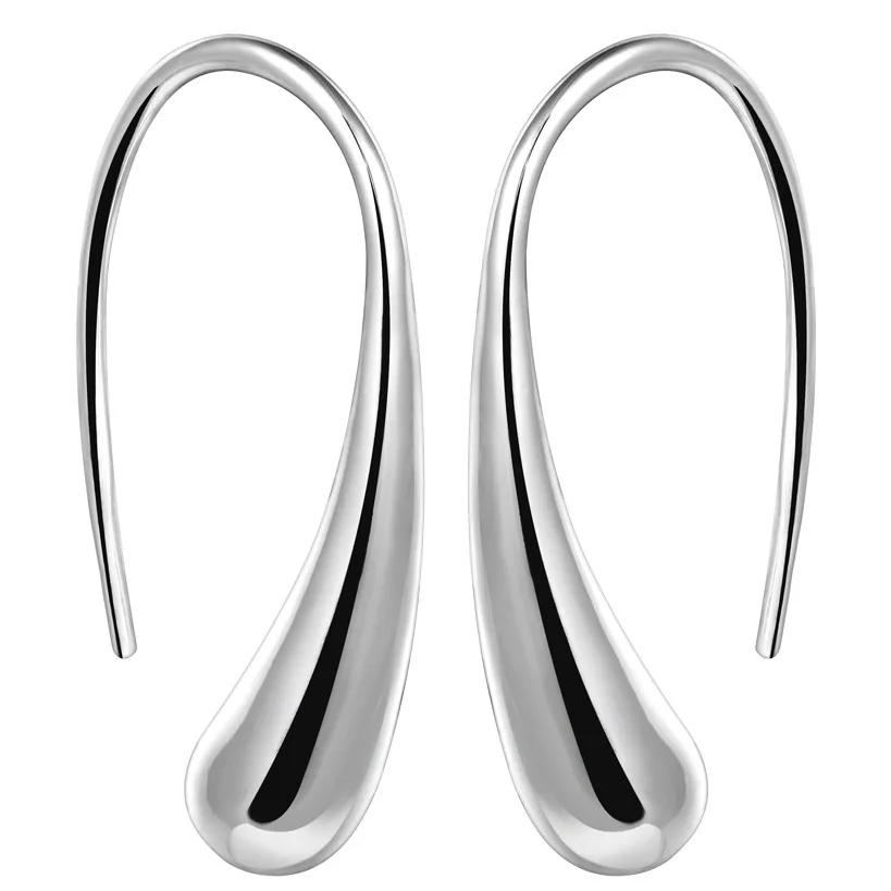 Модный свадебный комплект ювелирных изделий для невесты серебро 925 пробы капли