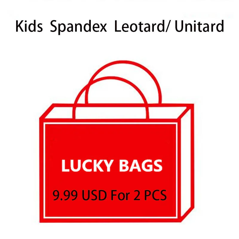 Балетное трико из спандекса Lucky Bags танцевальный Купальник для девочек комплект 2