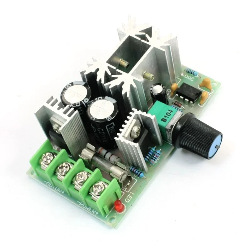 Регулятор скорости вентиляционного двигателя PWM DC 10 60 V 20 A 1200 W|Контроллер