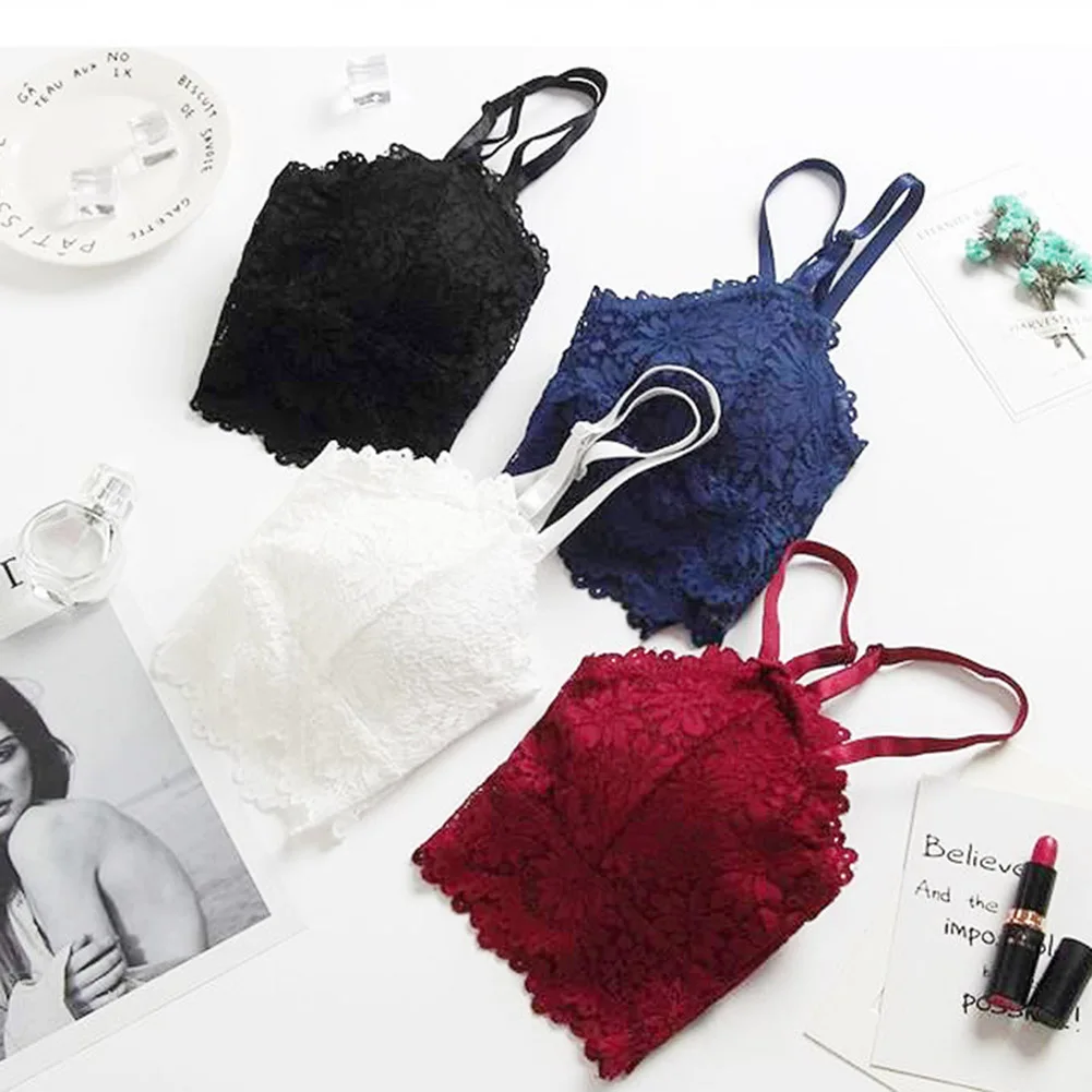 Женская кружевная майка Цветочная вышивка леди анти-свет 2019 новая горячая