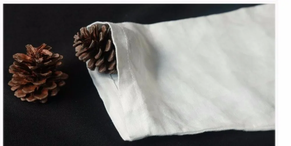 Женское Свободное длинное платье из хлопка и льна элегантное льняное макси в