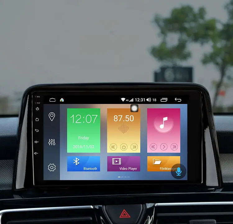 9 дюймов Android 8 0 Автомобильный DVD плеер для KIA FORTE 2018 GPS Навигация стерео Carplay |