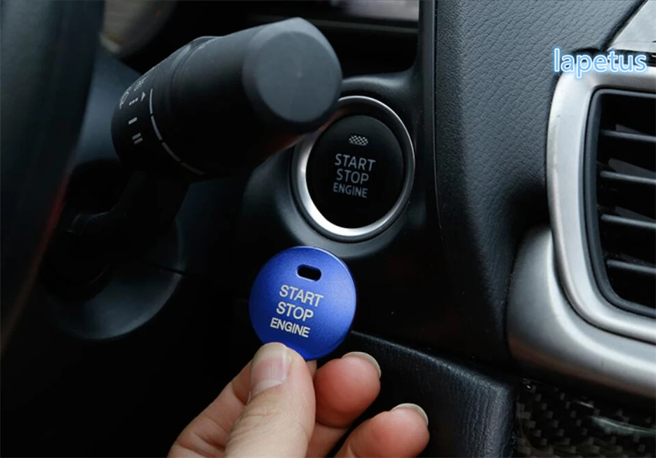 Lapetus Engine Start Stop Circle Keyless System Button Decoration Frame Cover Trim For Mazda 6 Sedan &amp Wagon 2016 2017 | Автомобили и