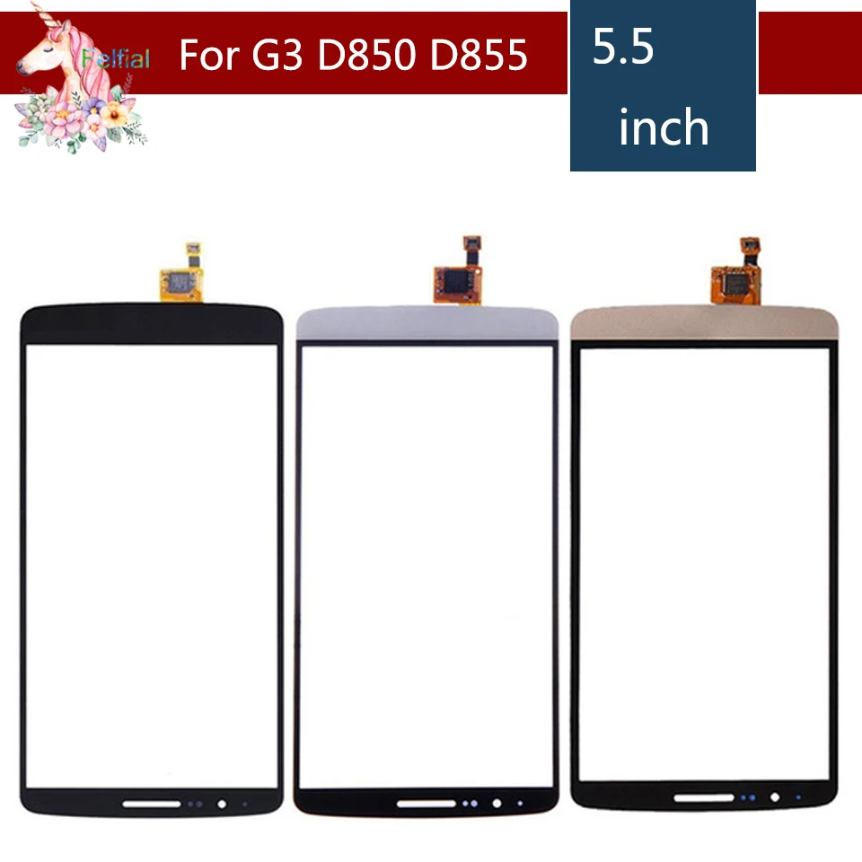 Высококачественный сенсорный экран 5 дюйма для LG G3 D850 D855 D858 дигитайзер Датчик
