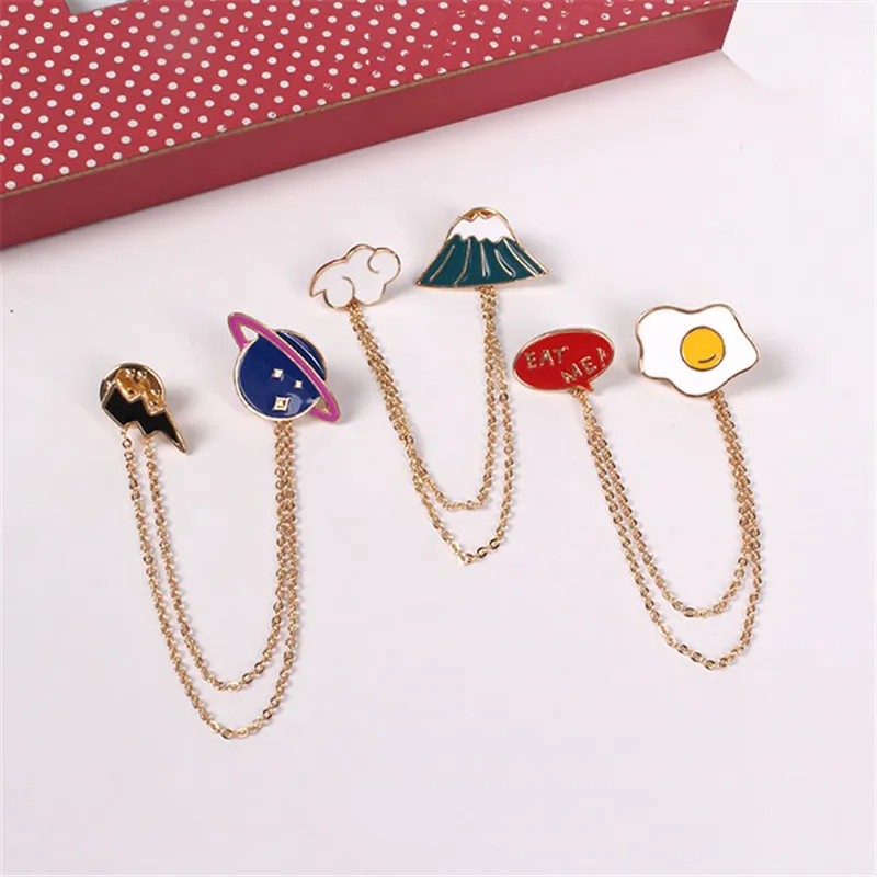 XQ с бесплатной доставкой значок изображением планеты омлет отворотом булавка