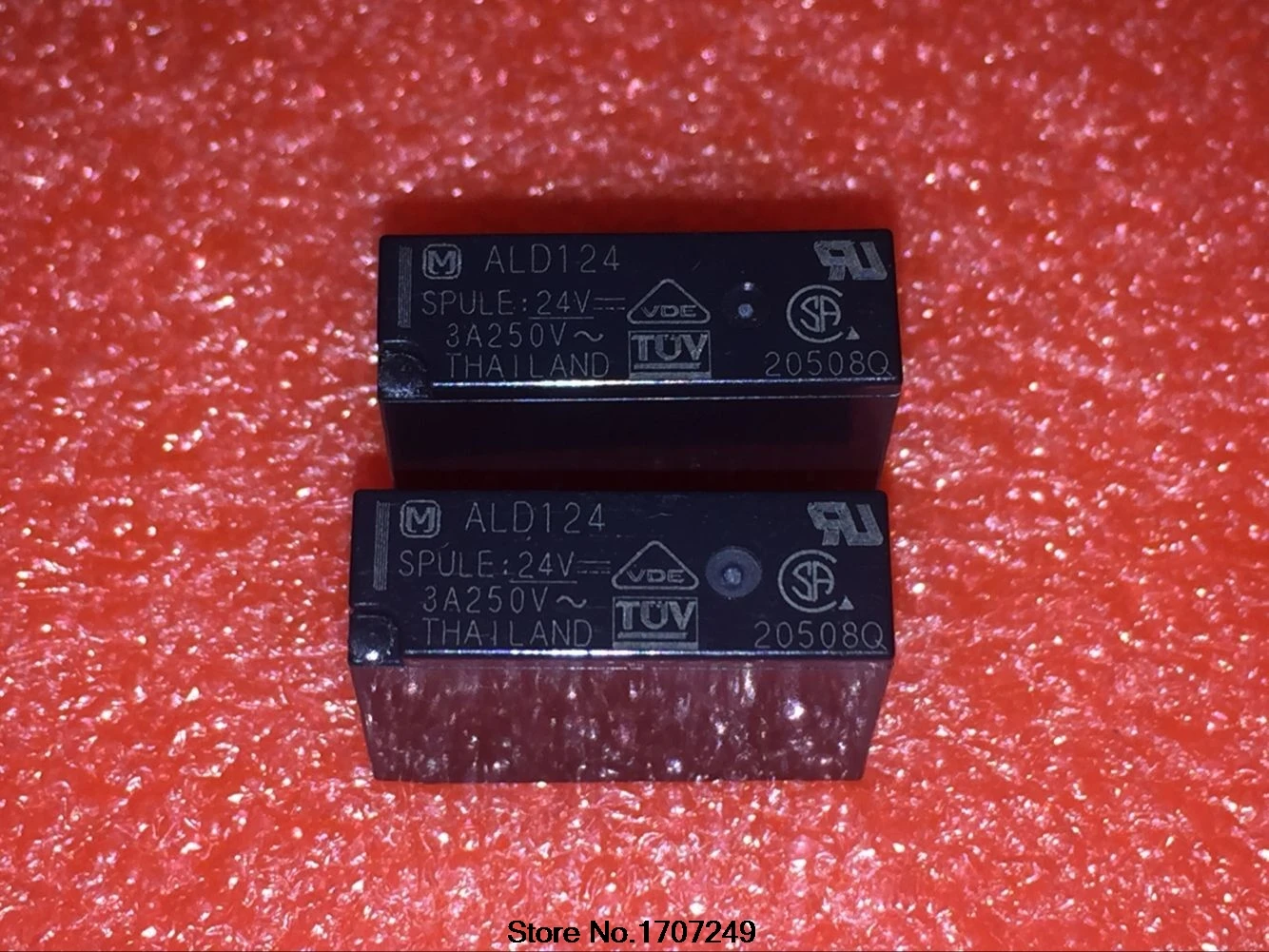 Бесплатная доставка 100% новое оригинальное реле 10 шт./лот ALD124 ALD124W DC24V 4PIN 3A может